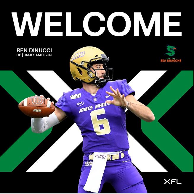 UFL on X: 🚨 Ben DiNucci from the @XFLSeaDragons invited to