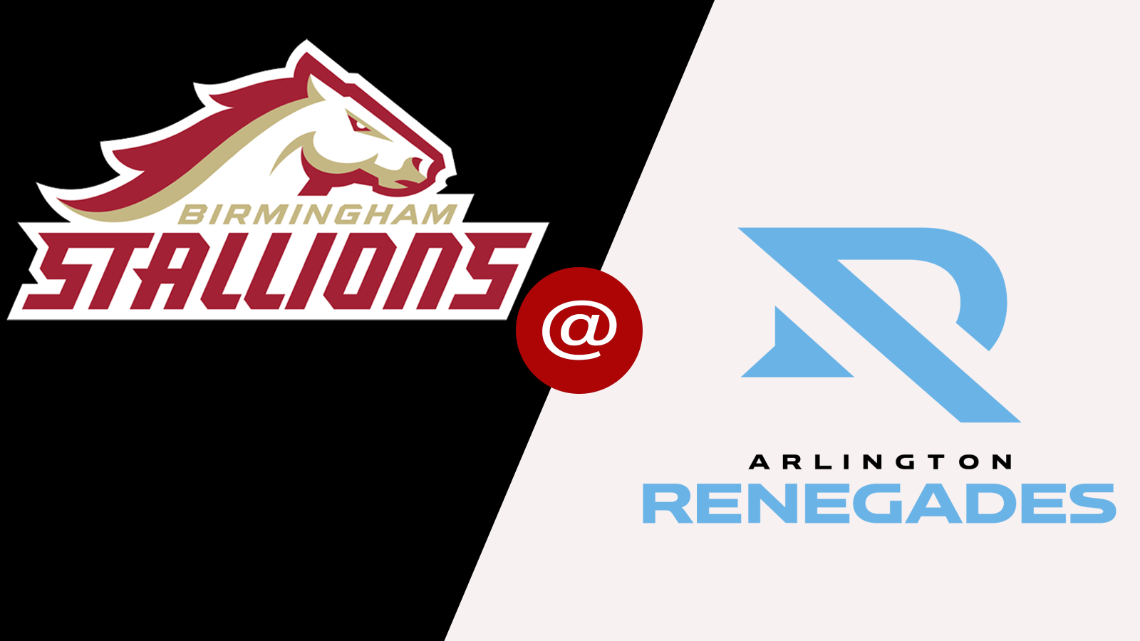 Game Preview Birmingham Stallions at Arlington Renegades, Saturday