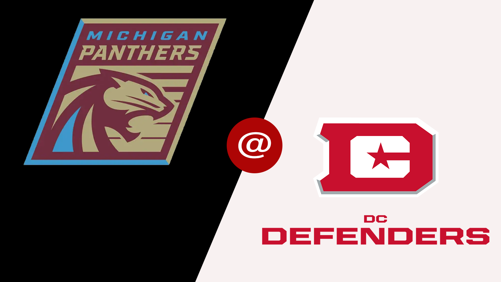 Game Preview Michigan Panthers at D.C. Defenders, Sunday 12 May, 2024